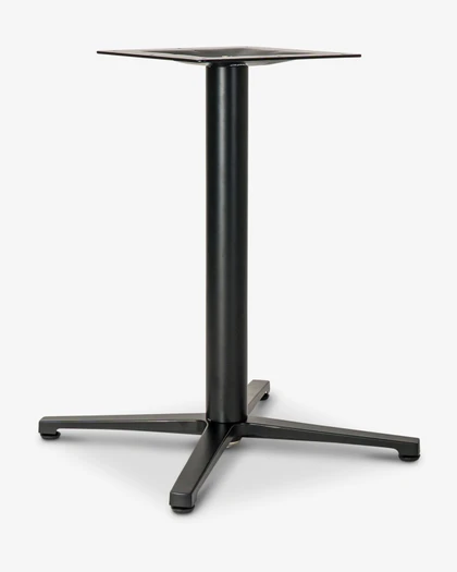 Boston Aluminium Table Base - 70Cm, Black