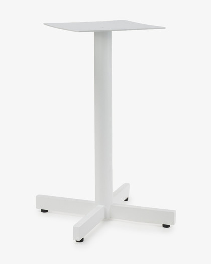 Star Table Base Aluminium - Small Footprint, White