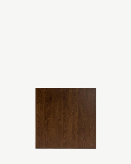 Cintesi Wyoming Oak Square Table Top - 60cm, Dark Oak 