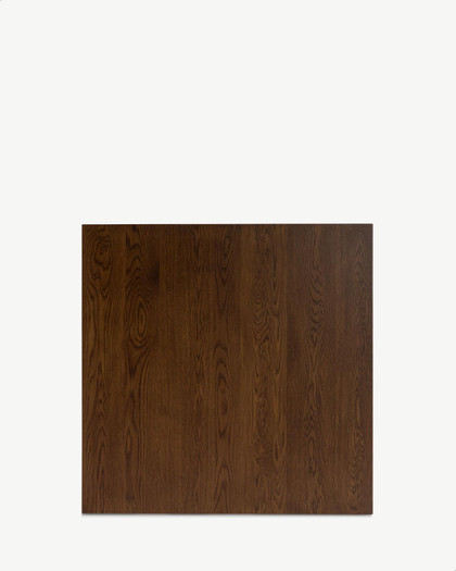 Cintesi Wyoming Oak Square Table Top - 80cm, Dark Oak 