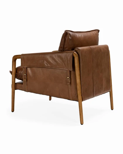 Cintesi Wesley Leather Armchair - Almond 