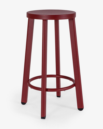 Soda Aluminium Bar Stool - Brick, 65Cm