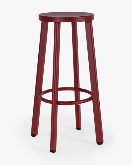 Soda Aluminium Bar Stool - Brick, 75Cm