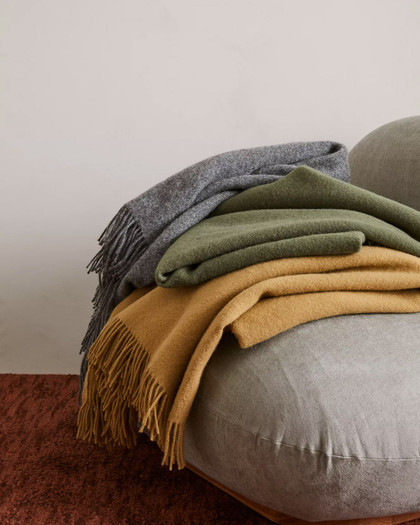 Weave Nevis Throw - 130x200cm, Charcoal