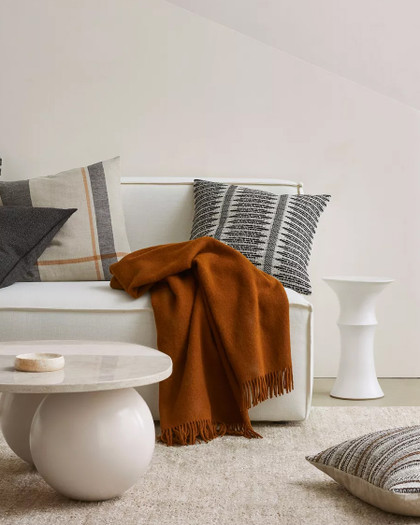 Weave Nevis Throw - 130x200cm, Spice