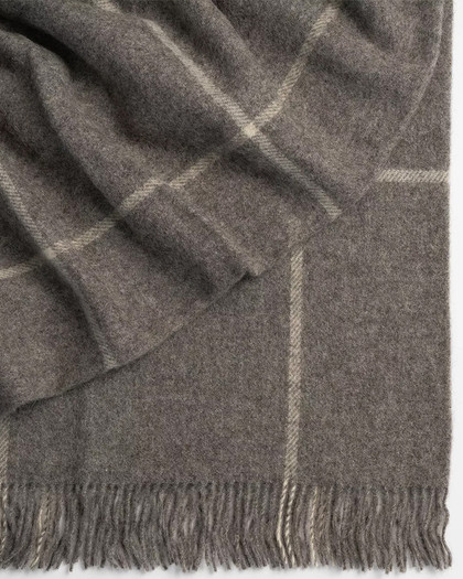 Weave Ranfurly Throw - 140x240cm, Charcoal