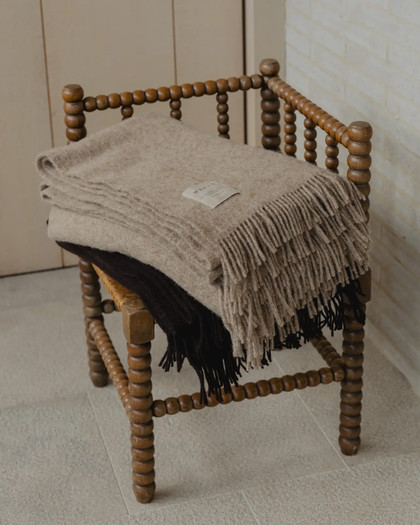 Weave Nevis Throw - 130x200cm, Oak