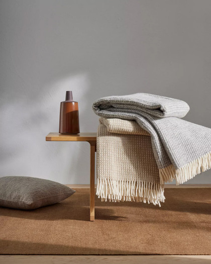 Weave Breckon Throw - 140x240cm, Fog
