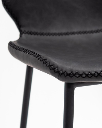 Cintesi Matthew Bar Stool - Anthracite, 65Cm 