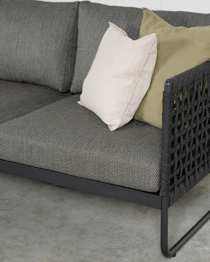 Cintesi Outdoor Fabric Sample - Graphite Grey 