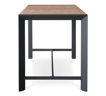 Cintesi Karaka Outdoor Bar Leaner - 160X80Cm 105H, Charcoal 
