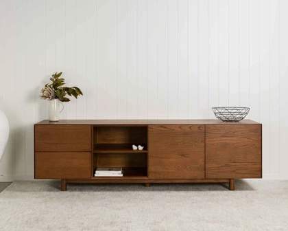 Sawyer Large Sideboard, Dark Oak