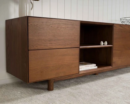 Sawyer Large Sideboard, Dark Oak