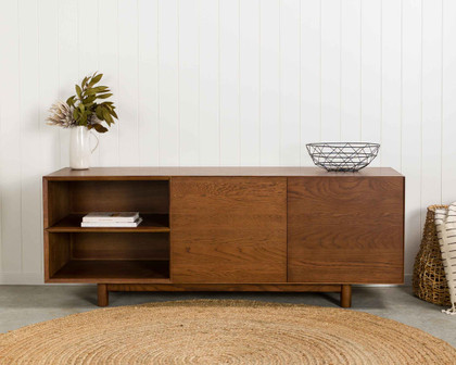 Sawyer Medium Sideboard, Dark Oak