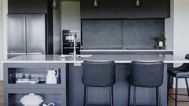 Mid-Century Elegance Brought to Life: The Hidden Door Kitchen.