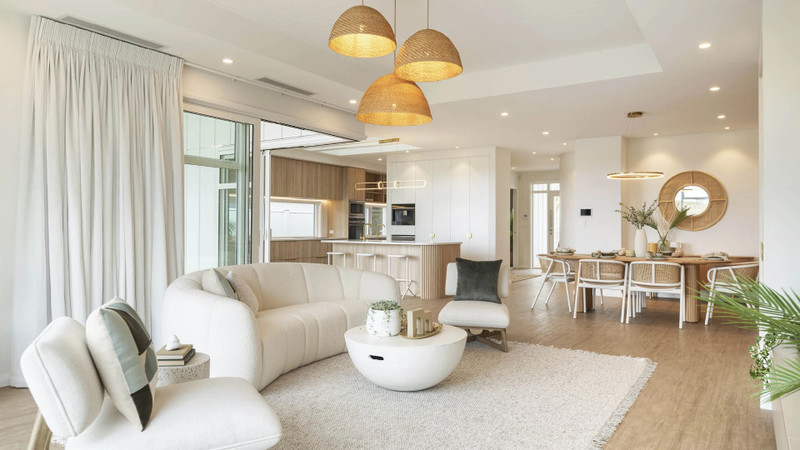 Desert Romance in Papamoa: A Showhome with Warmth and Style.