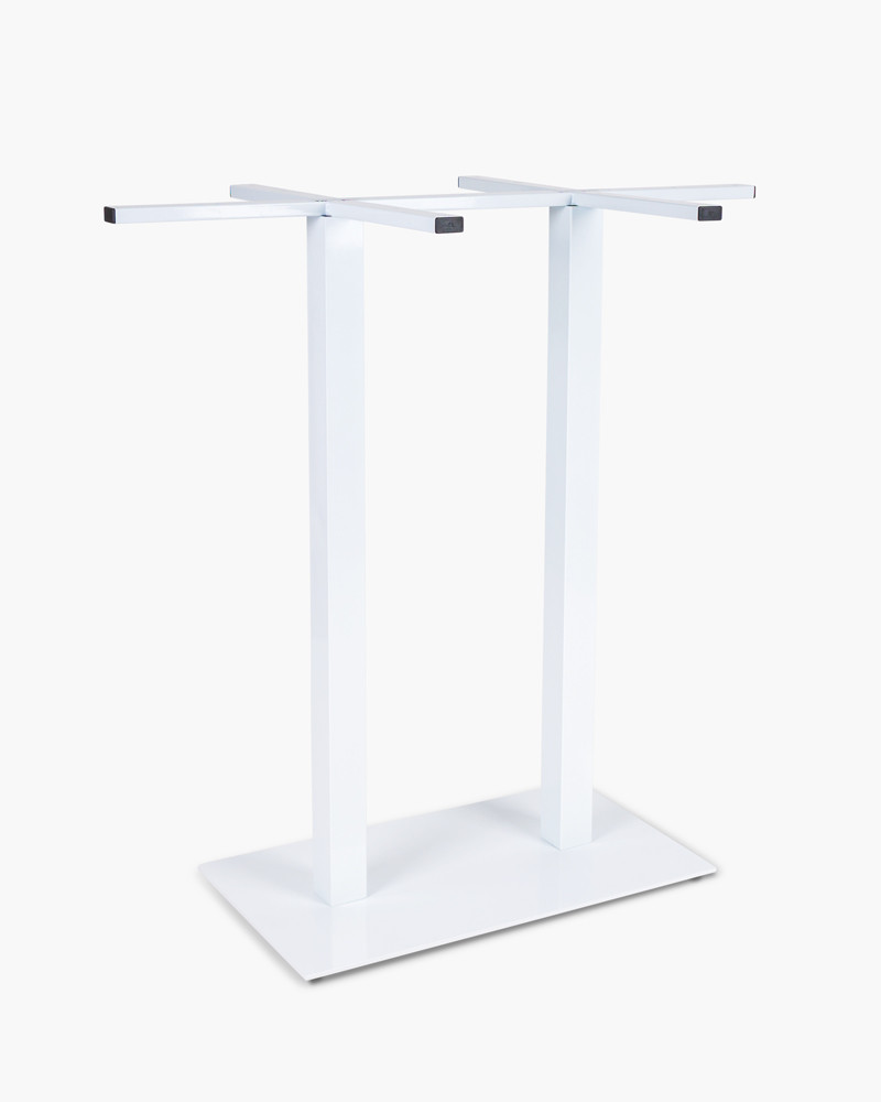 Konus Double Bar Leaner Base - 40X70 X 105Cm H, White