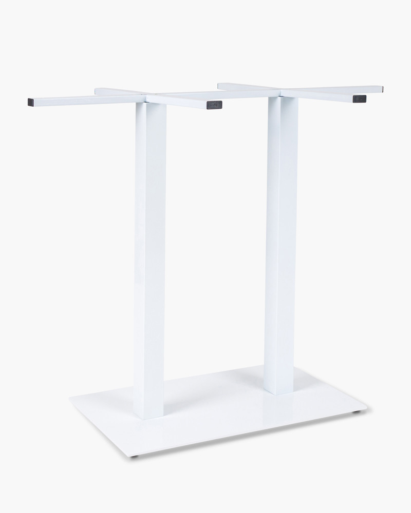 Konus Double Bar Leaner Base - 40X70 X 90Cm H, White