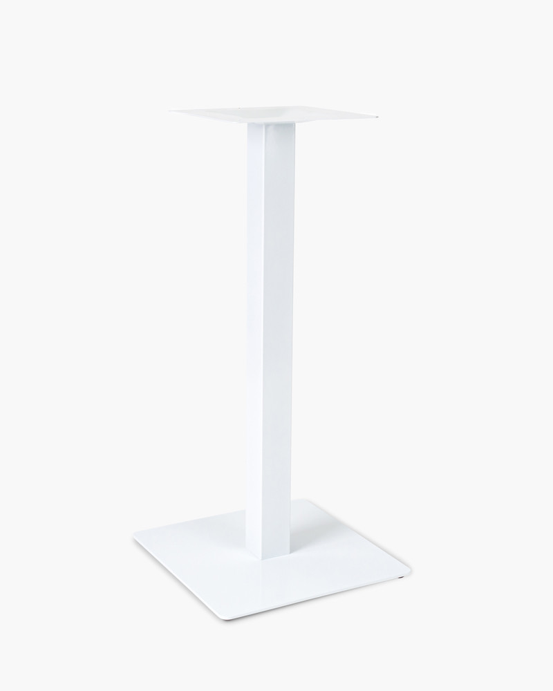 Konus Bar Leaner Base - 50 Sq X 105Cm H, White