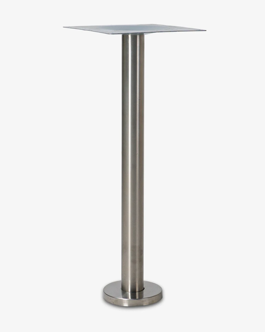 Mono Bolt Stainless Bar Leaner Base - 90H