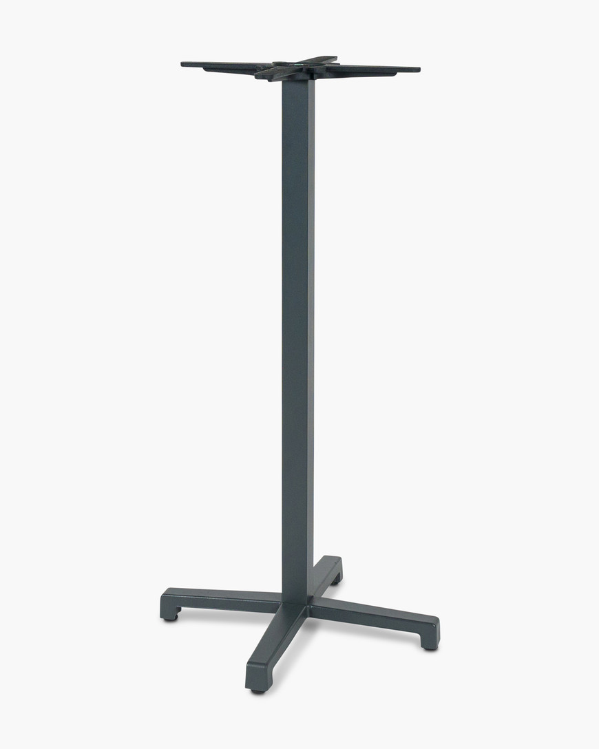 Cross Bar Leaner Base - 109Cm H, Anthracite