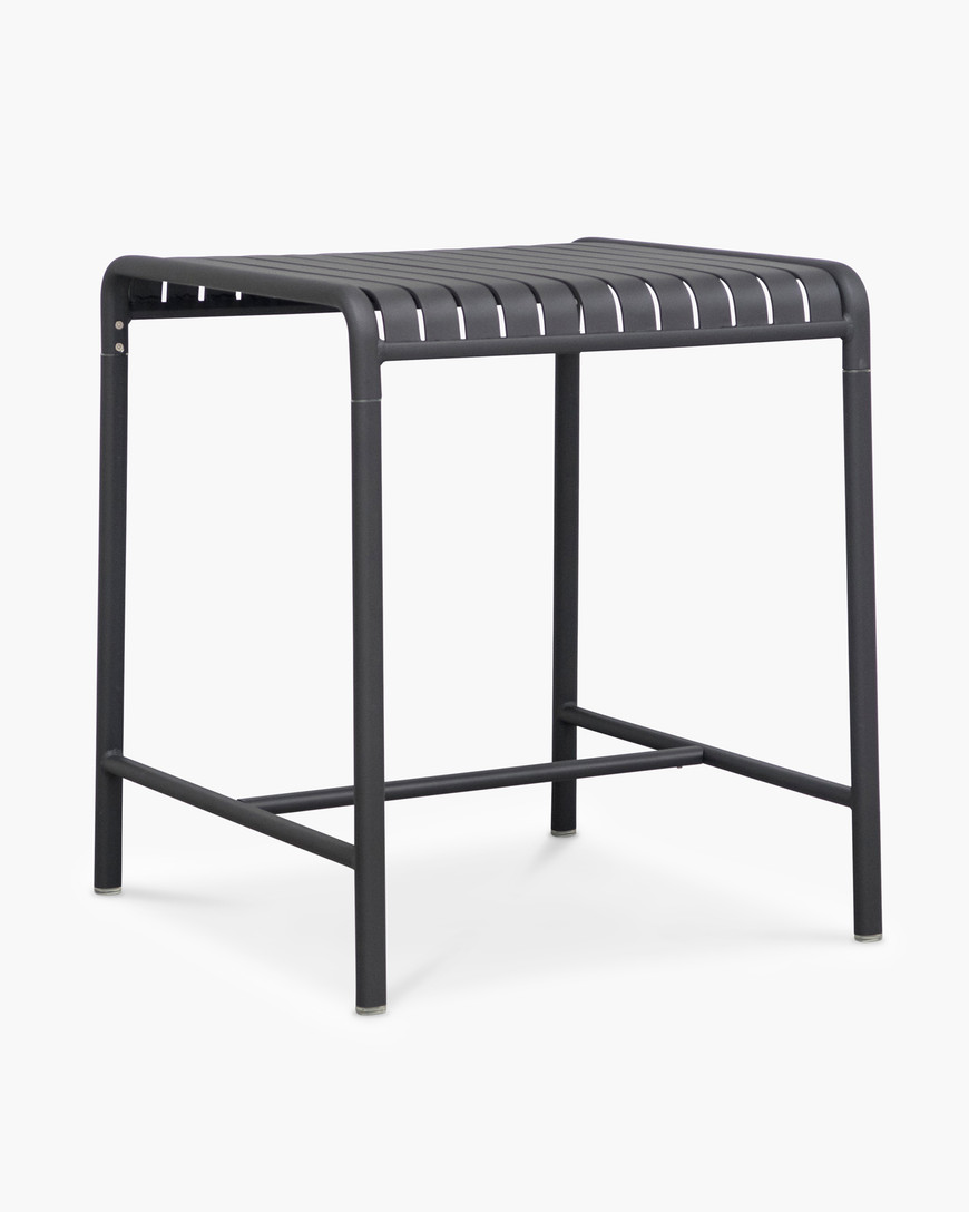 Atticus Outdoor Aluminium Bar Leaner -74X77 90H, Charcoal