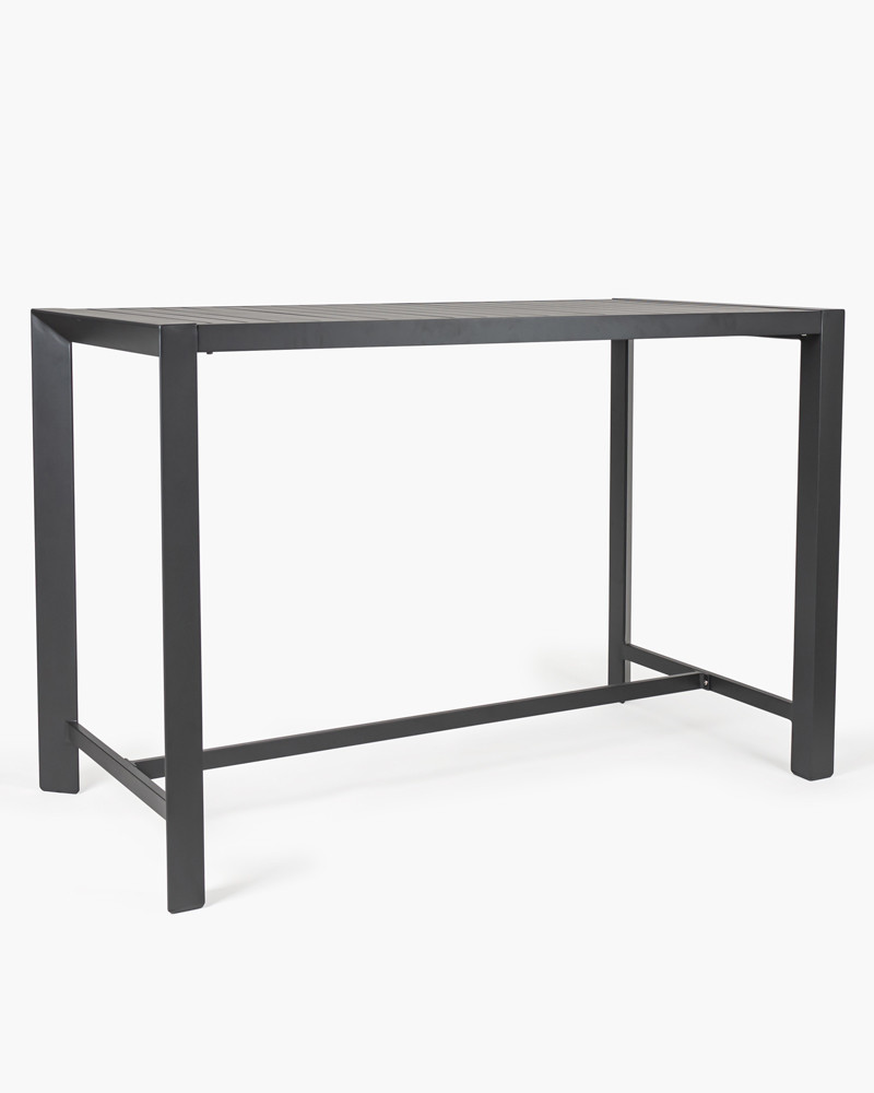 Raglan Outdoor Bar Leaner - 160X80Cm 105 H, Charcoal