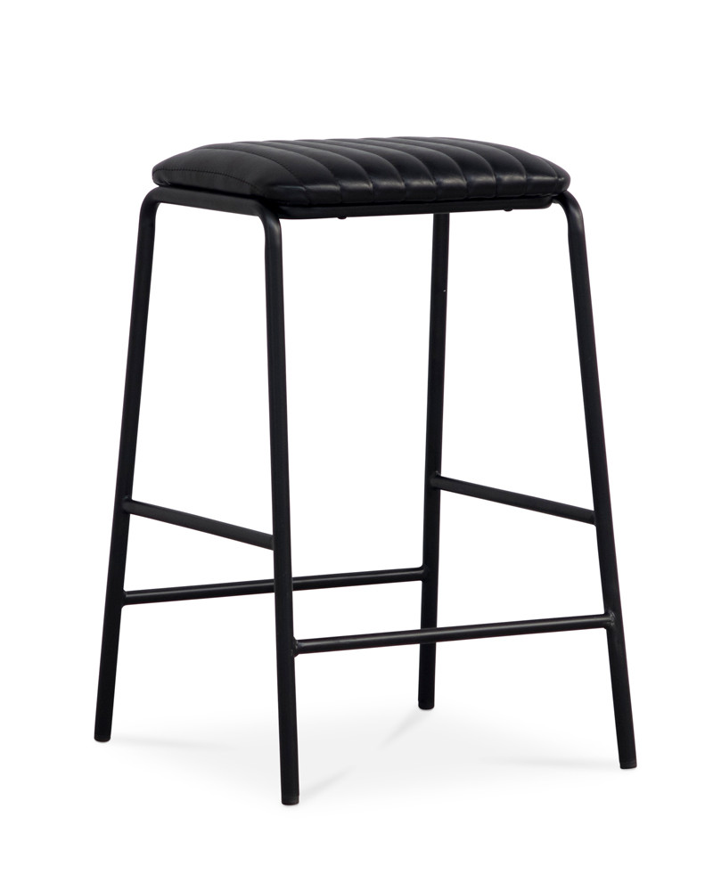 Bruce Bar Stool - Black, 65Cm