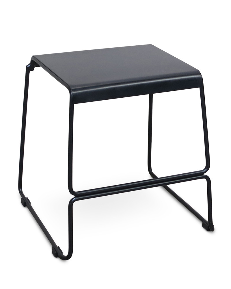 Detroit Wire Bar Stool - Matt Black 45Cm