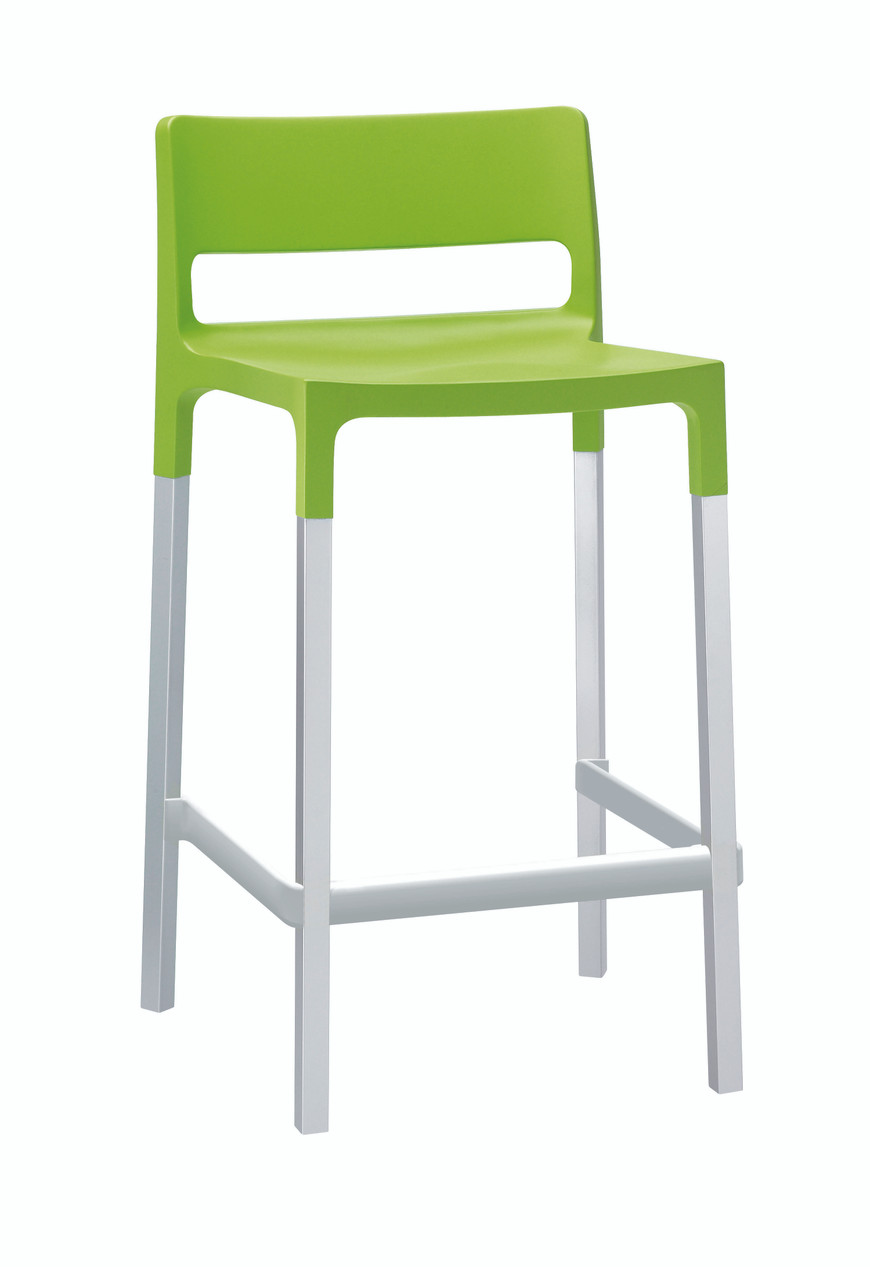 Divo Bar Stool - Light Green, 65Cm