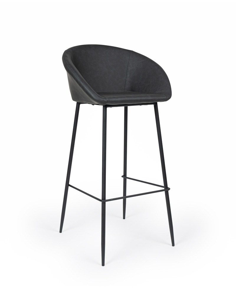 Henry Barstool - Anthracite, 75Cm