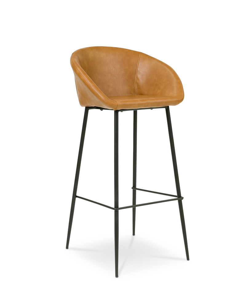 Henry Barstool - Tan, 75Cm