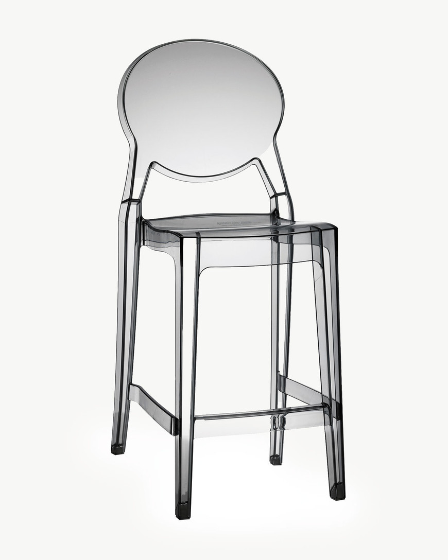 Igloo Bar Stool - Transparent, 65Cm