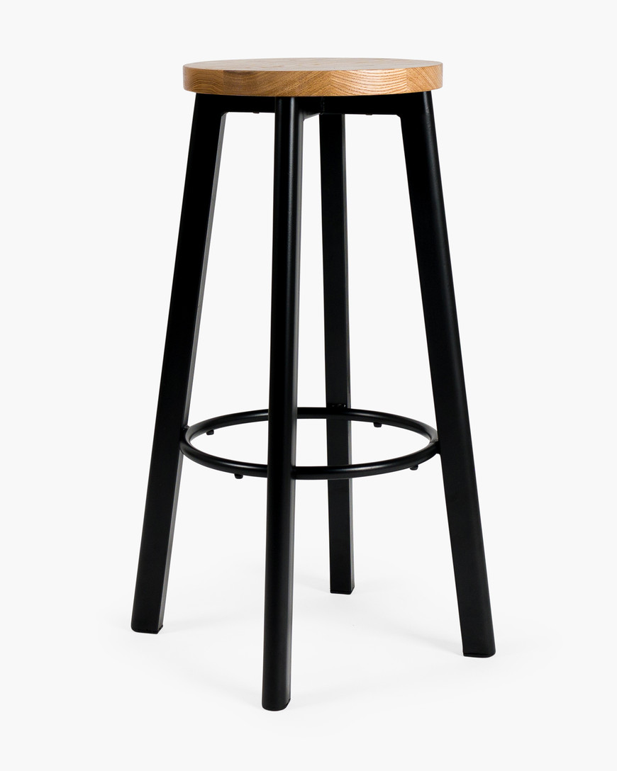 Jack Indoor Bar Stool - Black, 75Cm