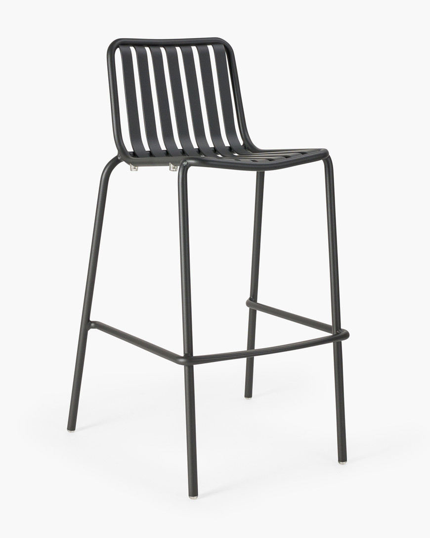 Parker Bar Stool - Charcoal, 75 Cm