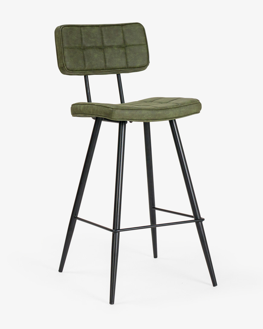 Walter Bar Stool - Forest Green, 65Cm