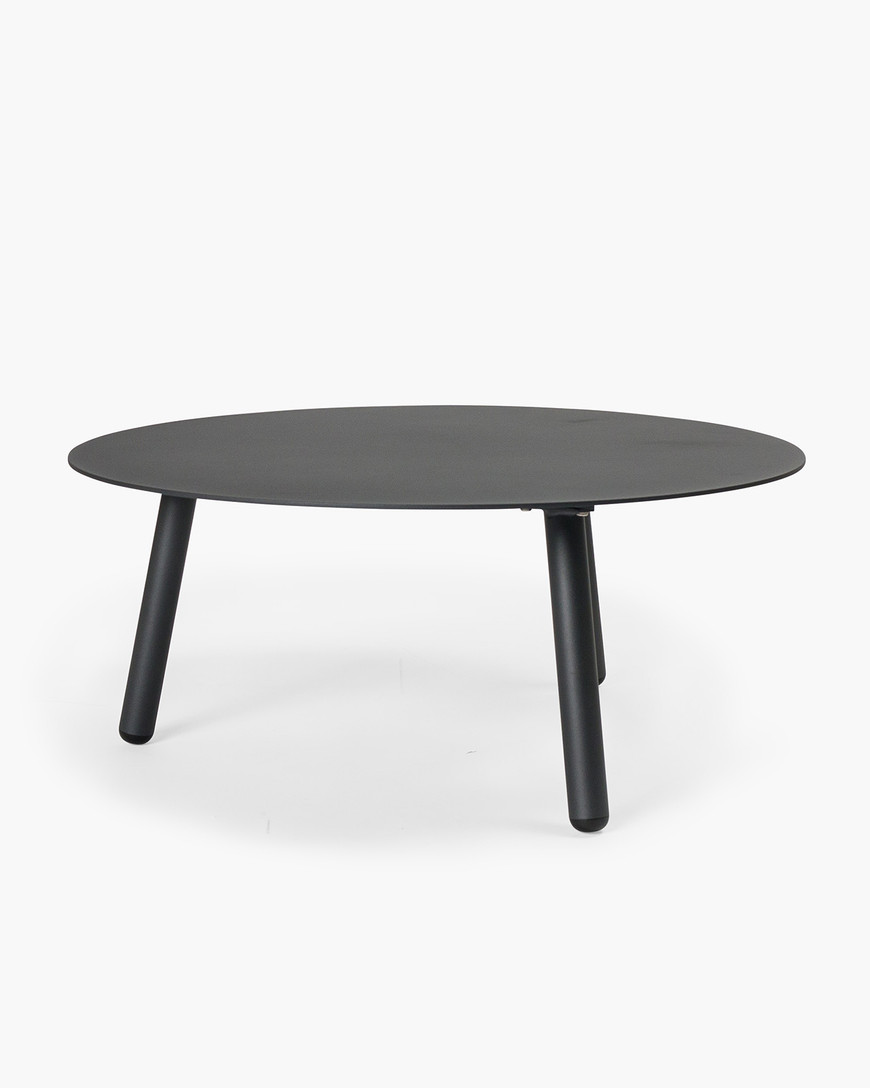 Arc Outdoor Coffee Table - 80Cm Dia, Charcoal