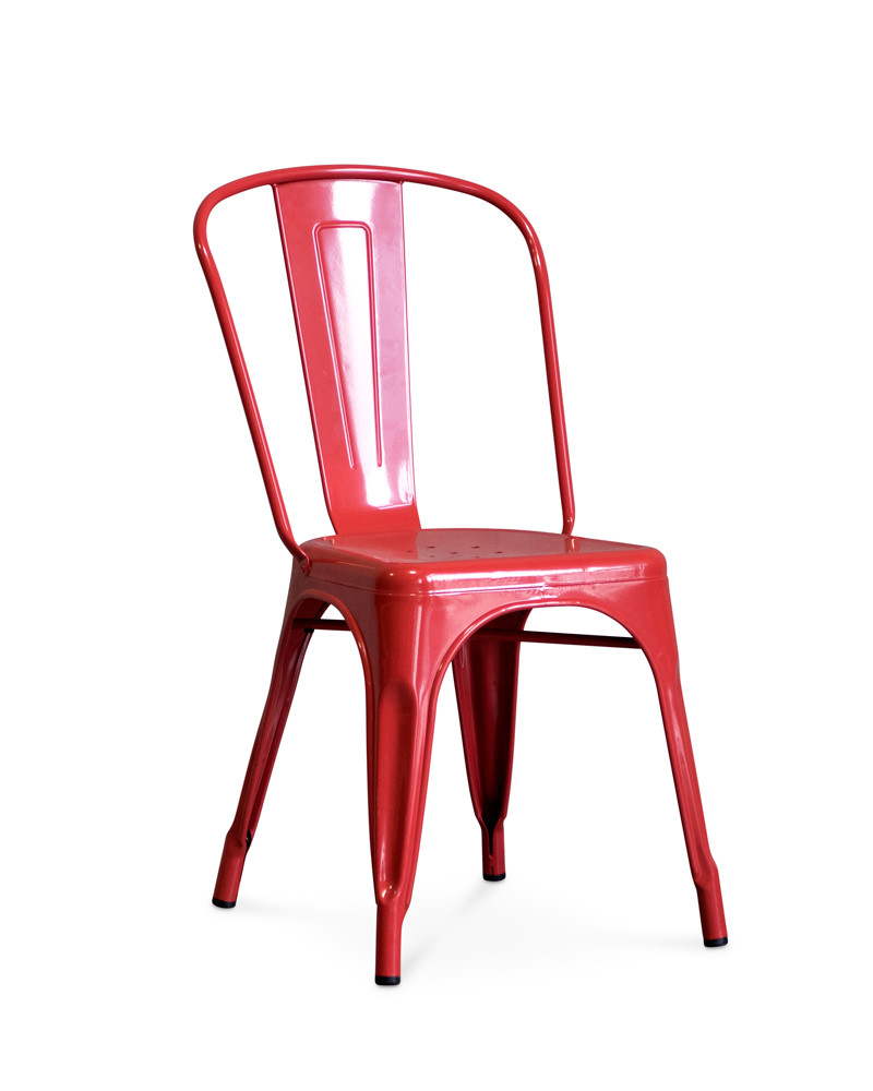 Tolix Replica Chair - Red