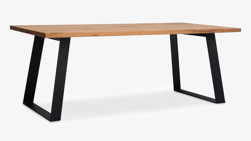 Marko Dining Table - 240X100Cm, Black Frame