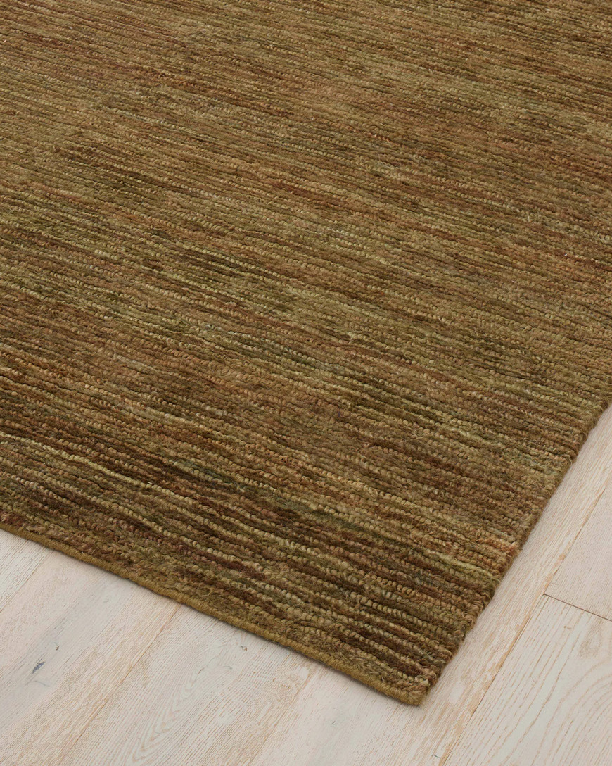 Weave Bastian Jute Rug - Oakmoss, 2m x 3m