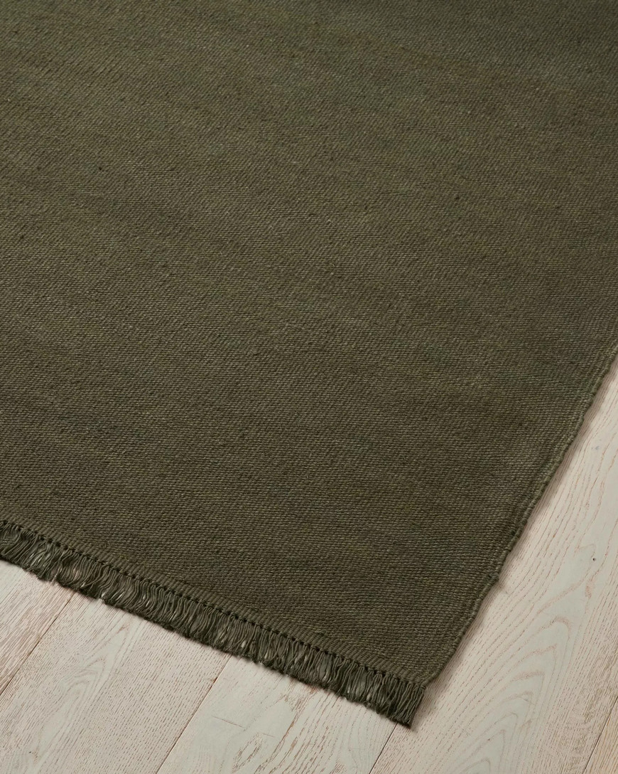Weave Emilio Linen Rug - Kale, 3m x 4m