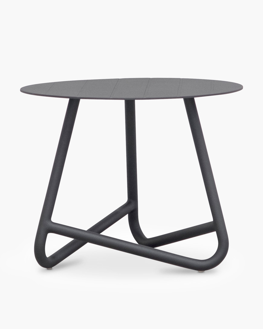 Palmer Outdoor Aluminium Side Table - Charcoal