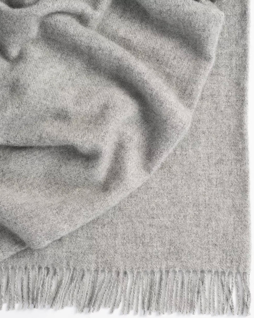 Weave Nevis Throw - 130x200cm, Ash