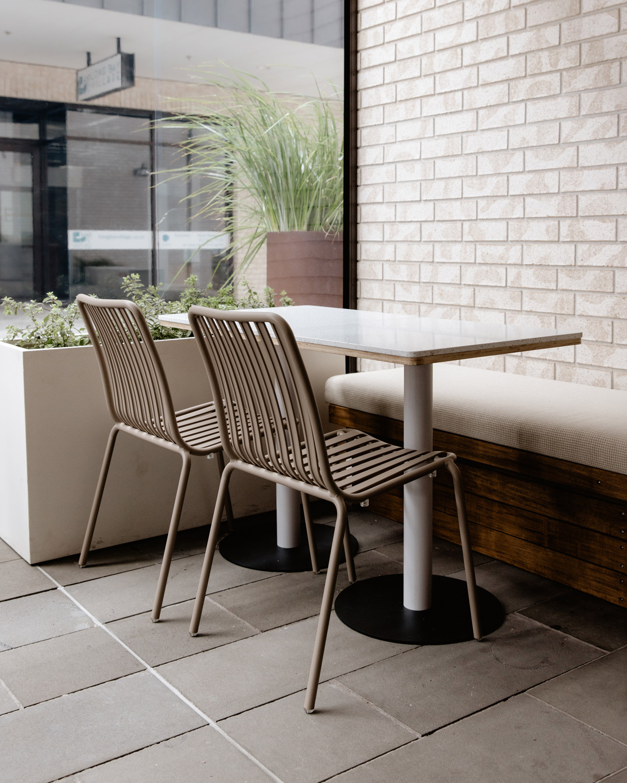 parker chairs in taupe
