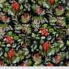 Evergreen Floral - Black || Christmastime