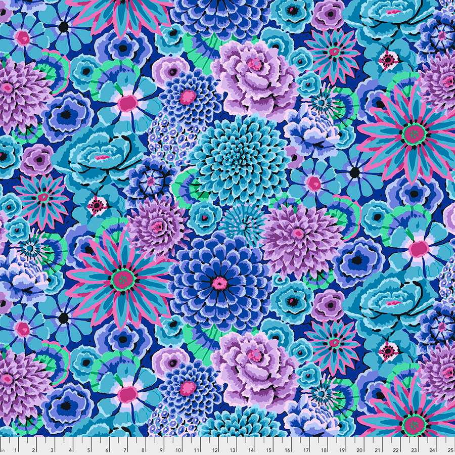 FreeSpirit Fabrics | Enchanted - Blue | Kaffe Fassett Collective