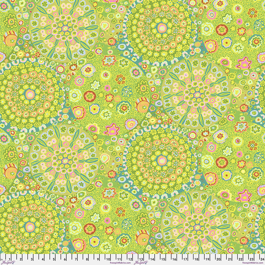FreeSpirit Fabrics | Millefiore - Green| Kaffe Fassett Collective