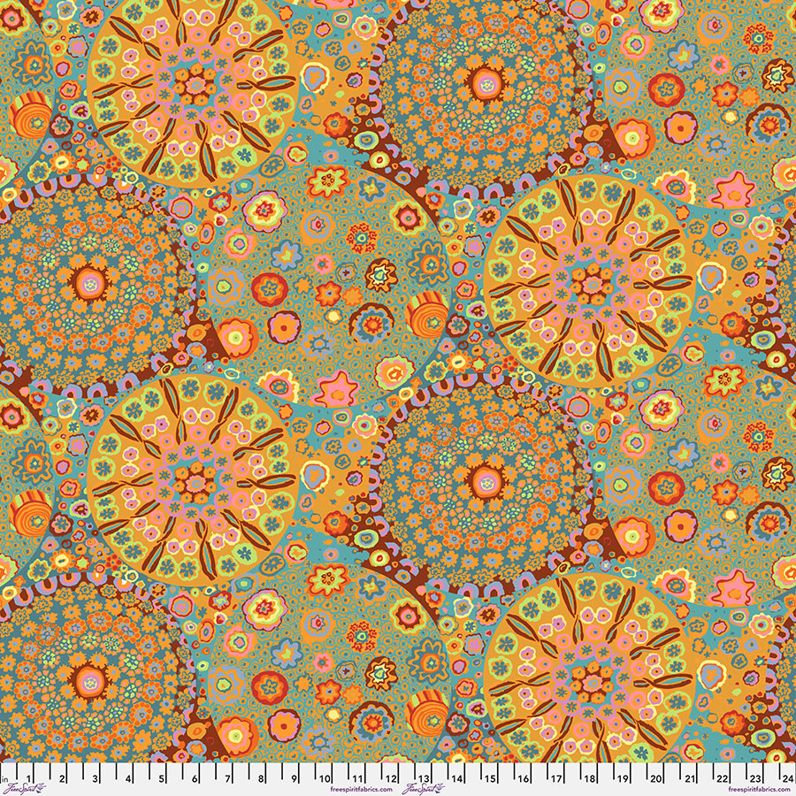 FreeSpirit Fabrics | Millefiore - Orange| Kaffe Fassett Collective
