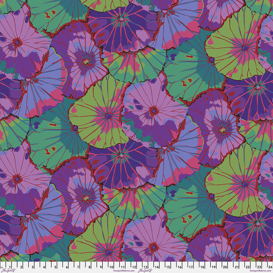FreeSpirit Fabrics | Lotus Leaf - Purple| Kaffe Fassett Collective