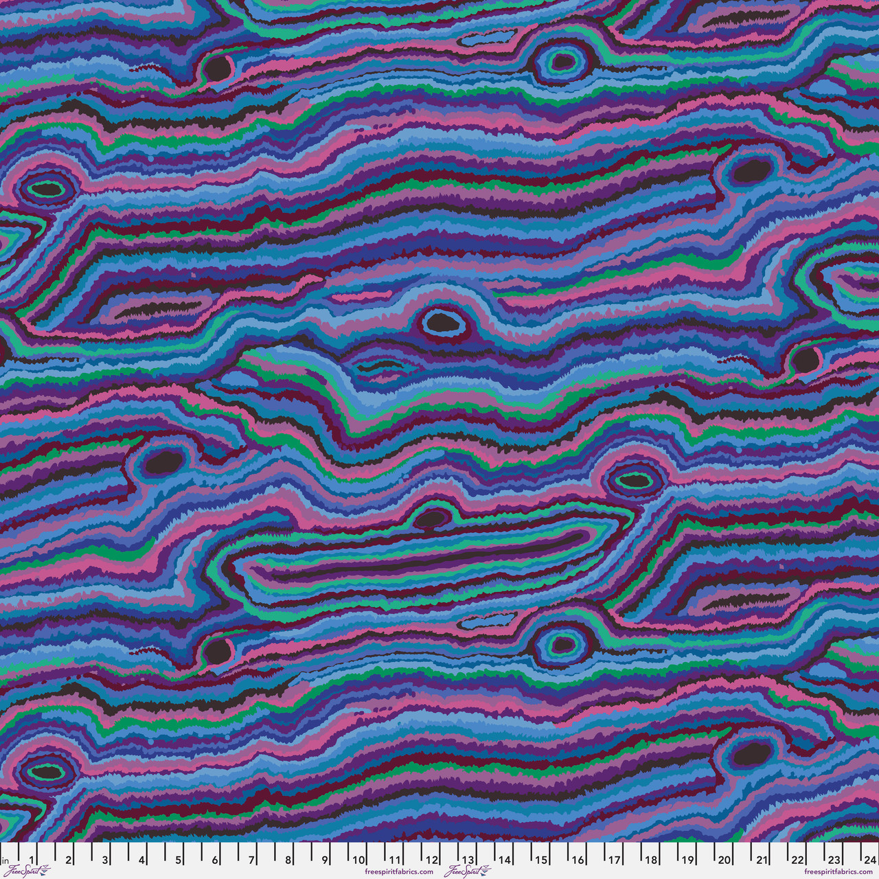 FreeSpirit Fabrics | Jupiter - Blue| Kaffe Fassett Collective